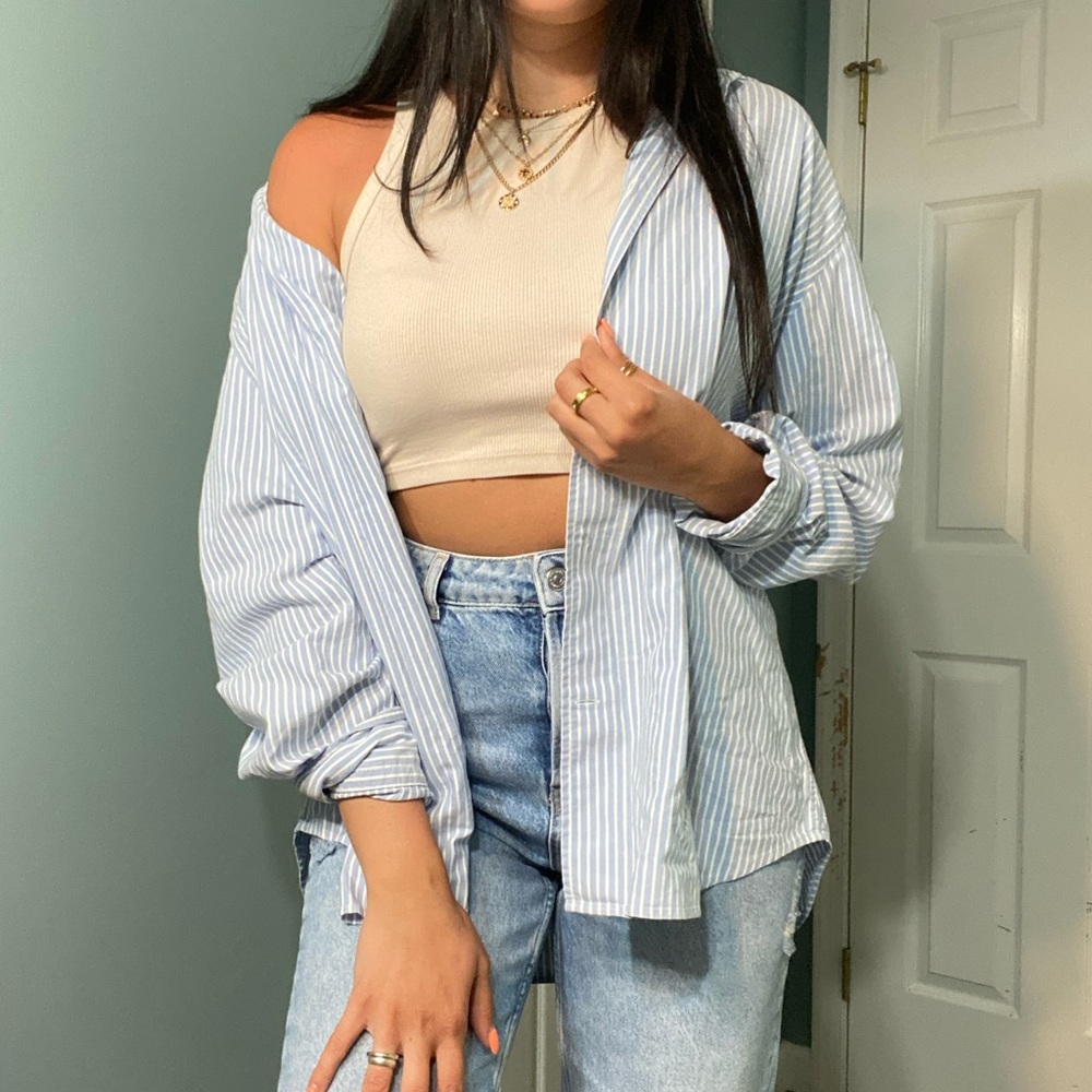 Striped Button Down - Picture 3 of 7